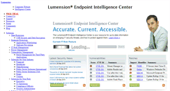 Desktop Screenshot of lavtic.lumension.com